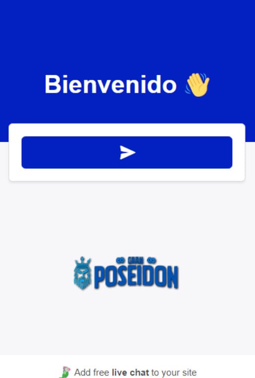 Live Casino en Gran Poseidón móvil